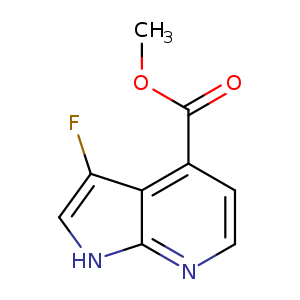 methyl 3-fluoro-1H-pyrrolo[2,3-b]pyridine-4-carboxylate