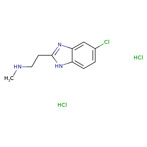 [2-(5-chloro-1H-benzimidazol-2-yl)ethyl]methylamine dihydrochloride
