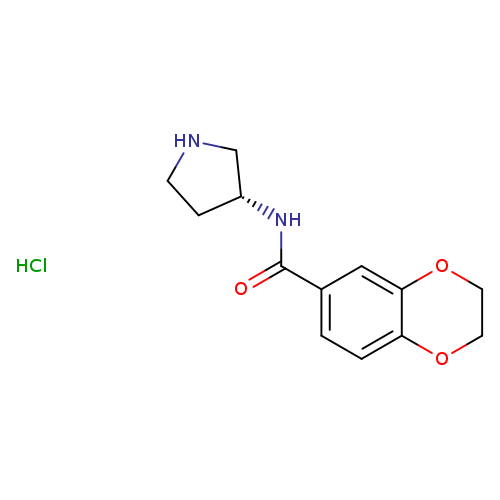 2,3-Dihydro-benzo[1,4]dioxine-6-carboxylic acid (R)-pyrrolidin-3-ylaMide hydrochloride