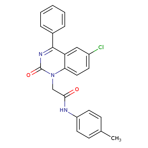 2-(6-chloro-2-oxo-4-phenyl-1,2-dihydroquinazolin-1-yl)-N-(4-methylphenyl)acetamide