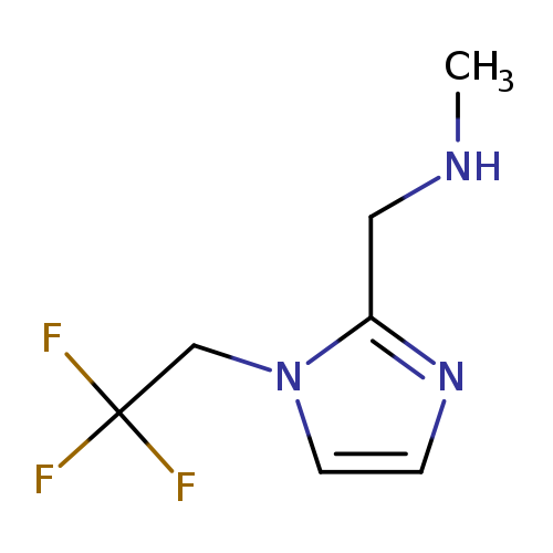 Methyl(([1-(2,2,2-trifluoroethyl)-1h-imidazol-2-yl]methyl))amine