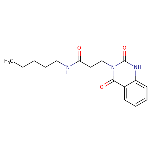 3-(2,4-dioxo-1,2,3,4-tetrahydroquinazolin-3-yl)-N-pentylpropanamide