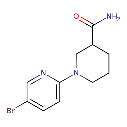 1-(5-bromopyridin-2-yl)piperidine-3-carboxamide