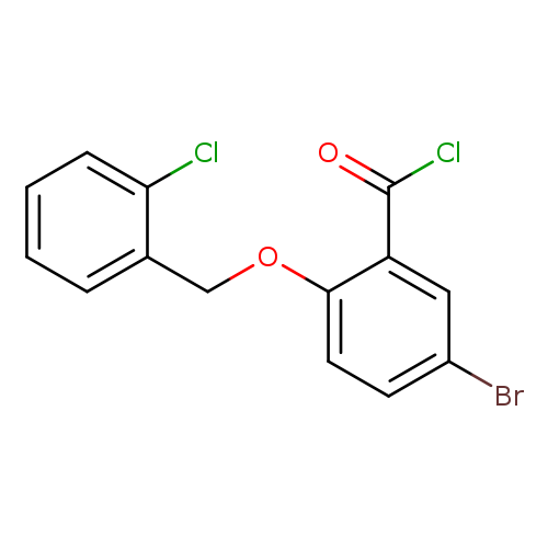 5-Bromo-2-[(2-chlorobenzyl)oxy]benzoyl chloride