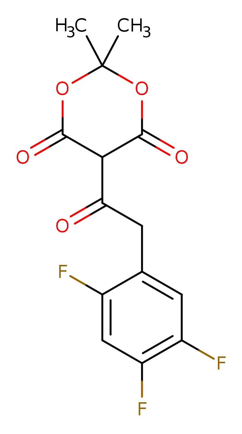2,2-Dimethyl-5-[2-(2,4,5-trifluoro-phenyl)-acetyl]-[1,3]dioxane-4,6-dione
