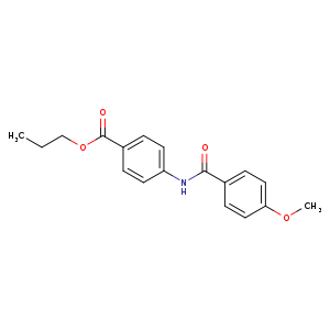 propyl 4-[(4-methoxybenzoyl)amino]benzoate