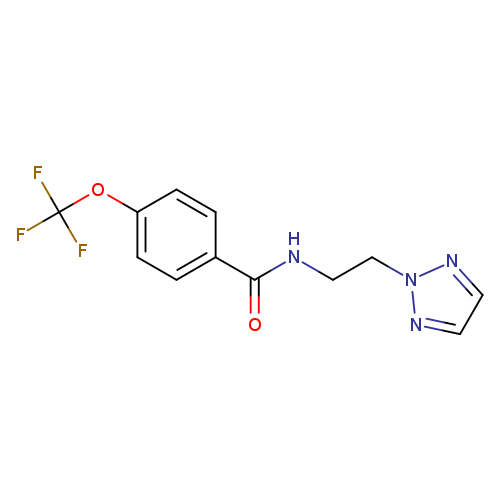 N-[2-(2H-1,2,3-triazol-2-yl)ethyl]-4-(trifluoromethoxy)benzamide