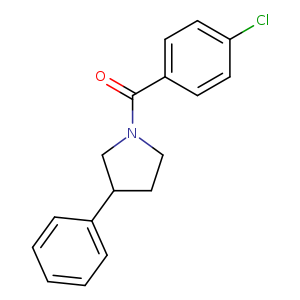 1-(4-chlorobenzoyl)-3-phenylpyrrolidine