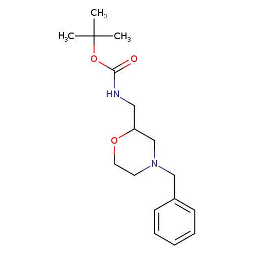 Carbamic acid, N-[[4-(phenylmethyl)-2-morpholinyl]methyl]-, 1,1-dimethylethyl ester