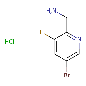 2-Pyridinemethanamine, 5-bromo-3-fluoro-, hydrochloride (1:1)
