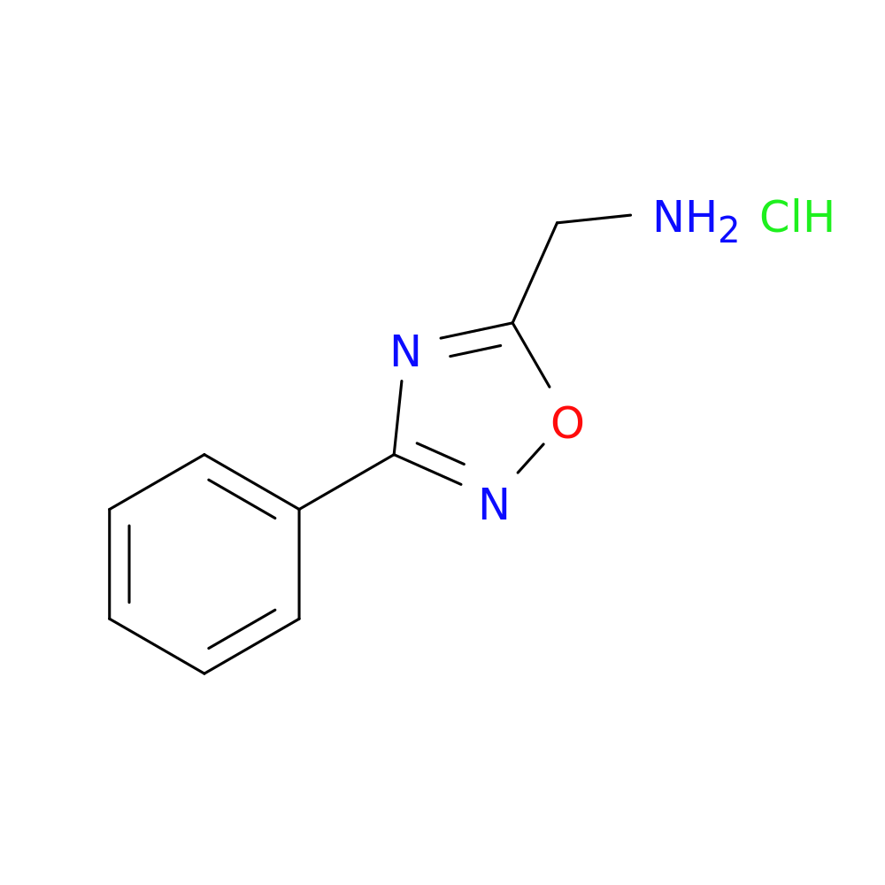 [(3-Phenyl-1,2,4-oxadiazol-5-yl)methyl]amine hydrochloride