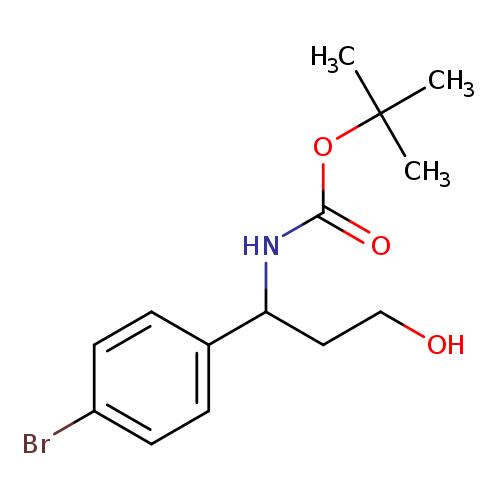 [1-(4-Bromo-phenyl)-3-hydroxy-propyl]-carbamic acid tert-butyl ester