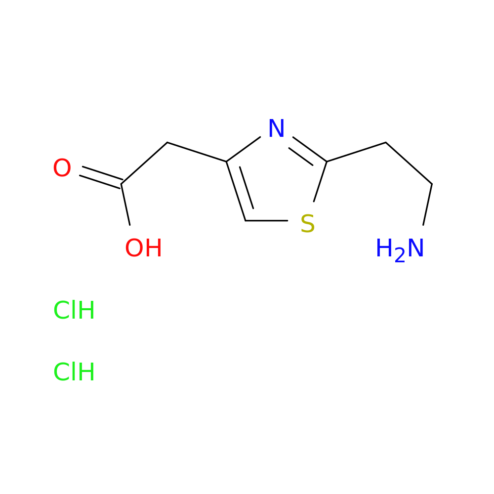 2-[2-(2-aminoethyl)-1,3-thiazol-4-yl]acetic acid dihydrochloride