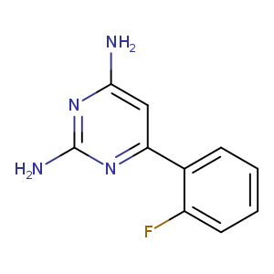 6-(2-fluorophenyl)pyrimidine-2,4-diamine