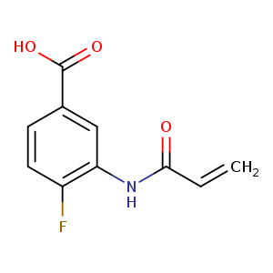 4-fluoro-3-(prop-2-enamido)benzoic acid
