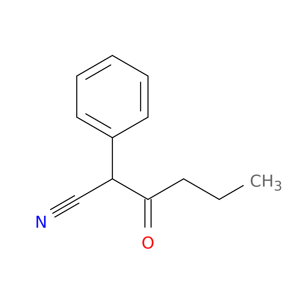 3-oxo-2-phenylhexanenitrile
