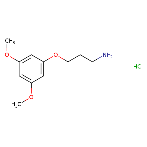 1-(3-aminopropoxy)-3,5-dimethoxybenzene hydrochloride