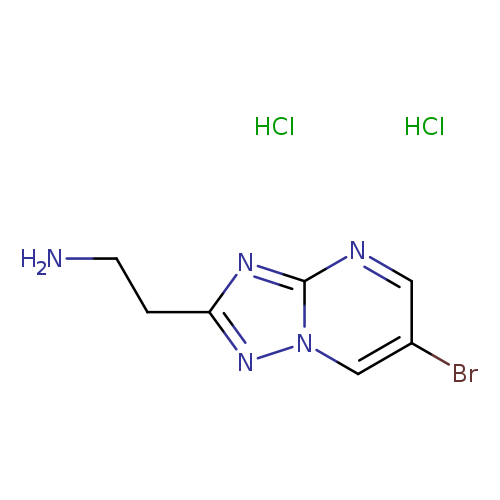2-{6-bromo-[1,2,4]triazolo[1,5-a]pyrimidin-2-yl}ethan-1-aminedihydrochloride