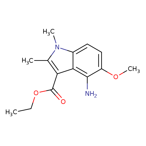 Ethyl 4-amino-5-methoxy-1,2-dimethyl-1H-indole-3-carboxylate