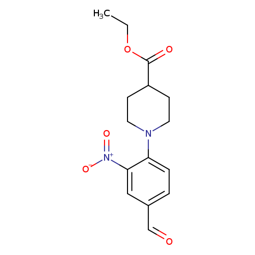 Ethyl 1-(4-formyl-2-nitrophenyl)piperidine-4-carboxylate