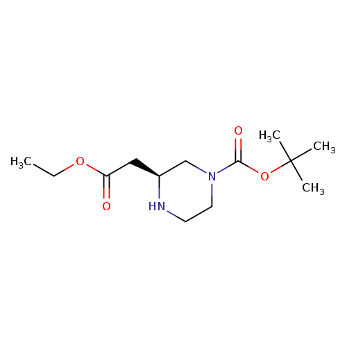 tert-Butyl (S)-3-(2-ethoxy-2-oxoethyl)piperazine-1-carboxylate