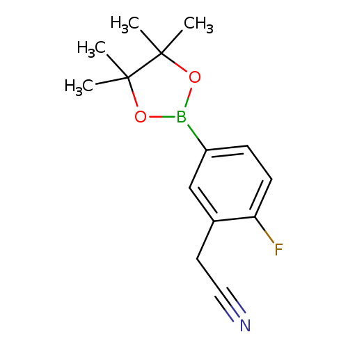 2-(2-Fluoro-5-(4,4,5,5-tetramethyl-1,3,2-dioxaborolan-2-yl)phenyl)acetonitrile