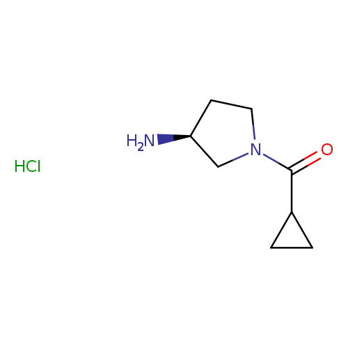 (S)-(3-Aminopyrrolidin-1-yl)(cyclopropyl)methanone hydrochloride