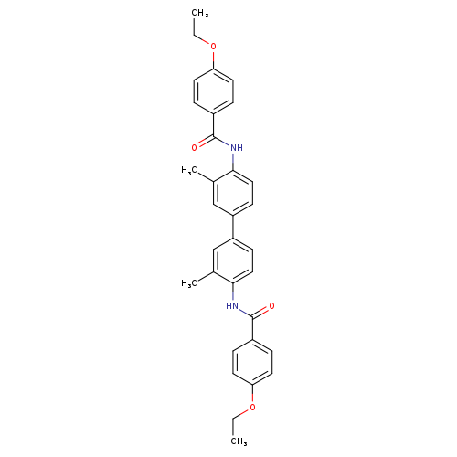 4-ethoxy-N-[4'-(4-ethoxybenzamido)-3,3'-dimethyl-[1,1'-biphenyl]-4-yl]benzamide