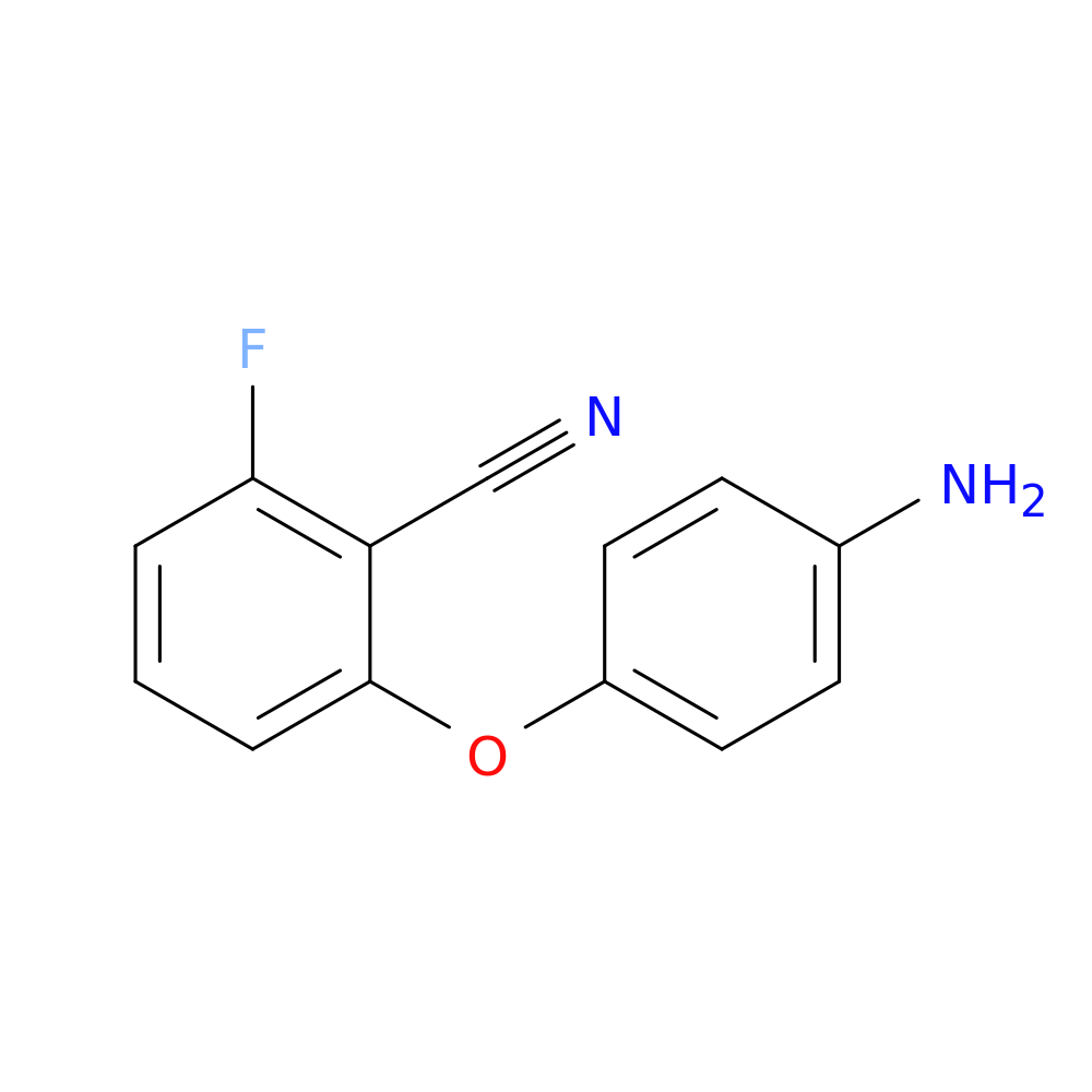 2-(4-aminophenoxy)-6-fluorobenzonitrile