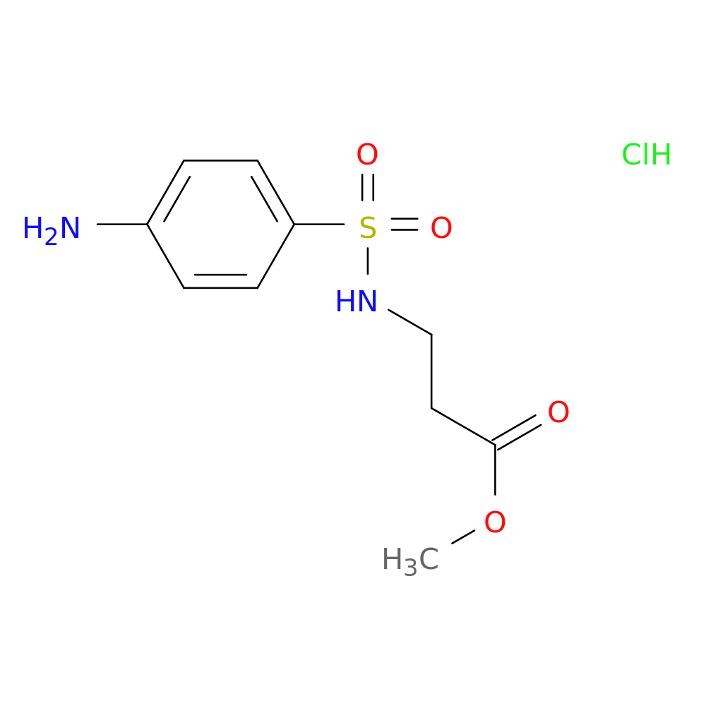 Methyl 3-(4-aminobenzenesulfonamido)propanoate hydrochloride