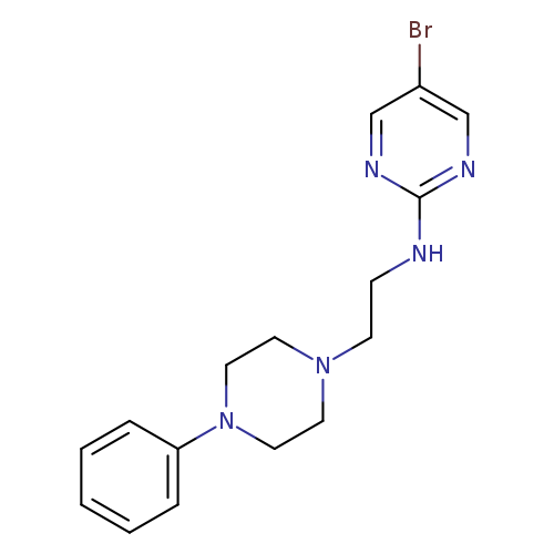 5-bromo-N-[2-(4-phenylpiperazin-1-yl)ethyl]pyrimidin-2-amine