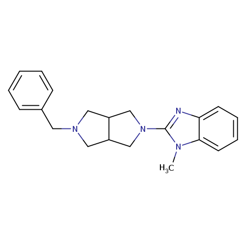 2-{5-benzyl-octahydropyrrolo[3,4-c]pyrrol-2-yl}-1-methyl-1H-1,3-benzodiazole