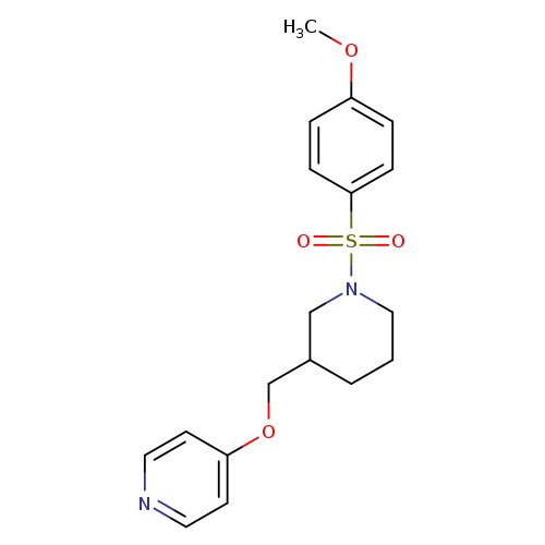 4-{[1-(4-methoxybenzenesulfonyl)piperidin-3-yl]methoxy}pyridine