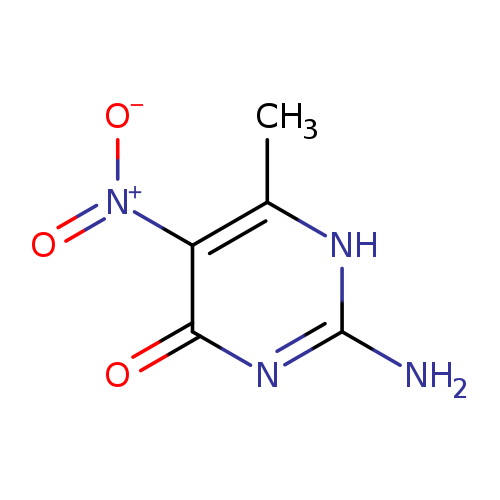 4(1H)-Pyrimidinone, 2-amino-6-methyl-5-nitro-