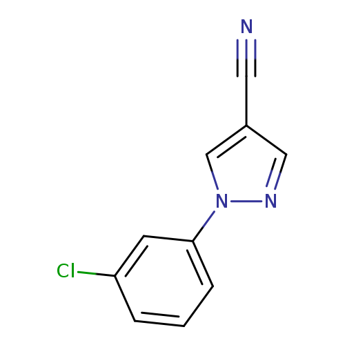 1-(3-chlorophenyl)-1H-pyrazole-4-carbonitrile