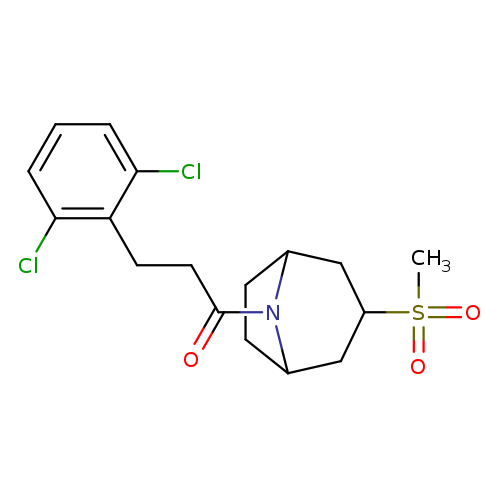 3-(2,6-dichlorophenyl)-1-{3-methanesulfonyl-8-azabicyclo[3.2.1]octan-8-yl}propan-1-one