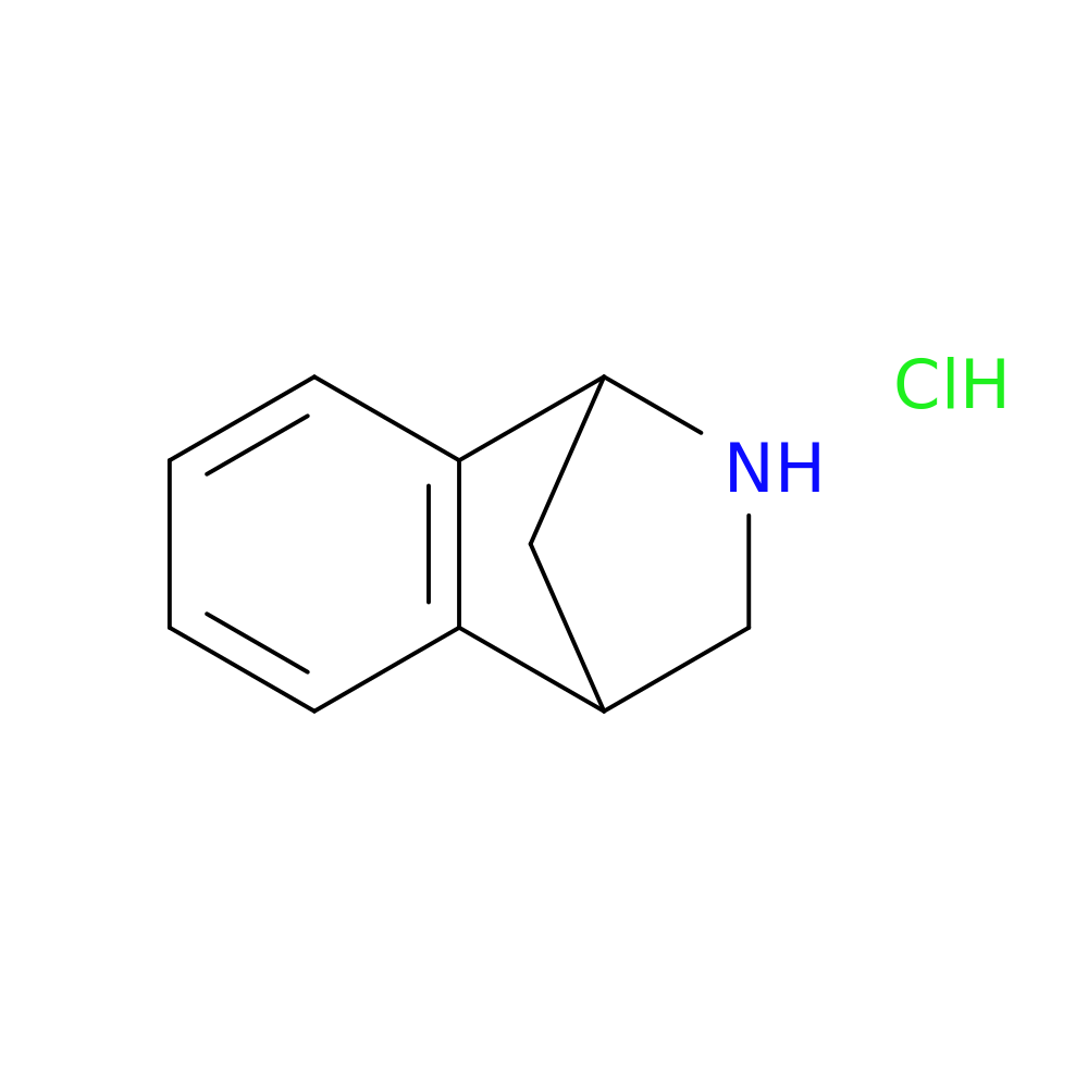 9-azatricyclo[6.2.1.0,2,7]undeca-2,4,6-triene hydrochloride