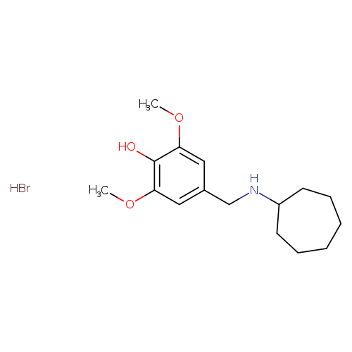 4-[(Cycloheptylamino)methyl]-2,6-dimethoxyphenol hydrobromide