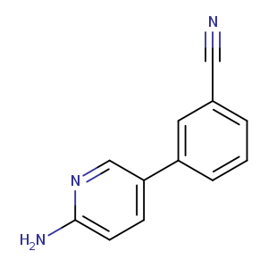 3-(6-aminopyridin-3-yl)benzonitrile