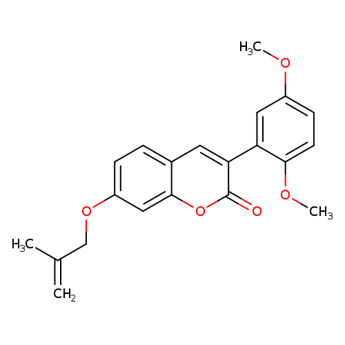 3-(2,5-dimethoxyphenyl)-7-[(2-methylprop-2-en-1-yl)oxy]-2H-chromen-2-one