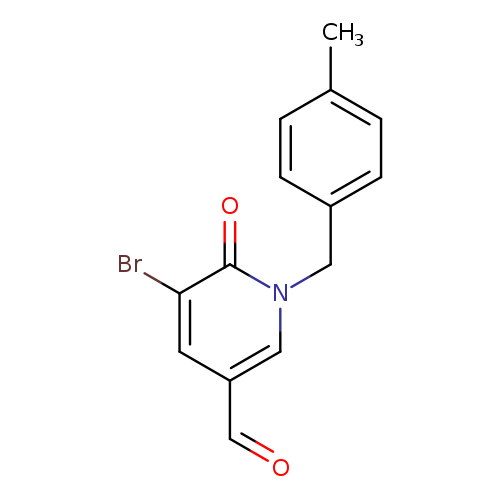 5-Bromo-1,6-dihydro-1-(4-methylbenzyl)-6-oxopyridine-3-carboxaldehyde