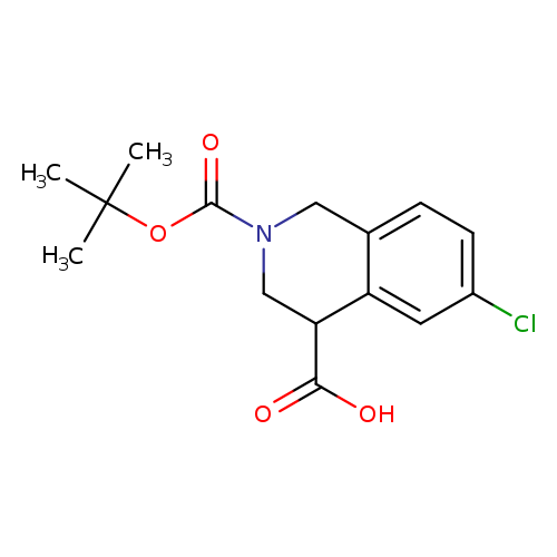 2-[(tert-butoxy)carbonyl]-6-chloro-1,2,3,4-tetrahydroisoquinoline-4-carboxylic acid