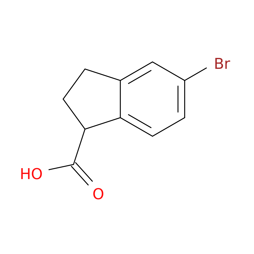 5-Bromo-2,3-dihydro-1H-indene-1-carboxylic acid