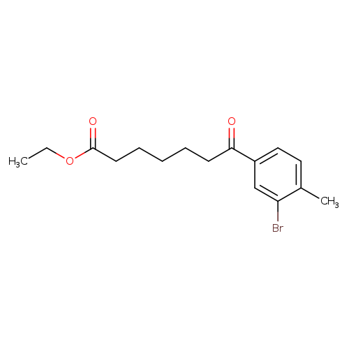 Ethyl 7-(3-bromo-4-methylphenyl)-7-oxoheptanoate
