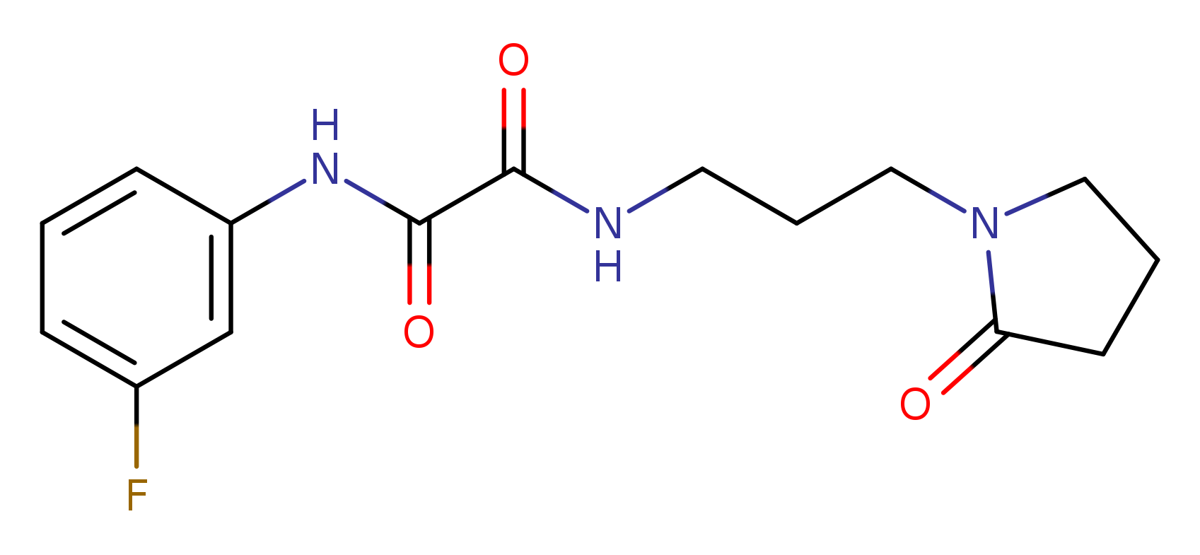 N'-(3-fluorophenyl)-N-[3-(2-oxopyrrolidin-1-yl)propyl]ethanediamide