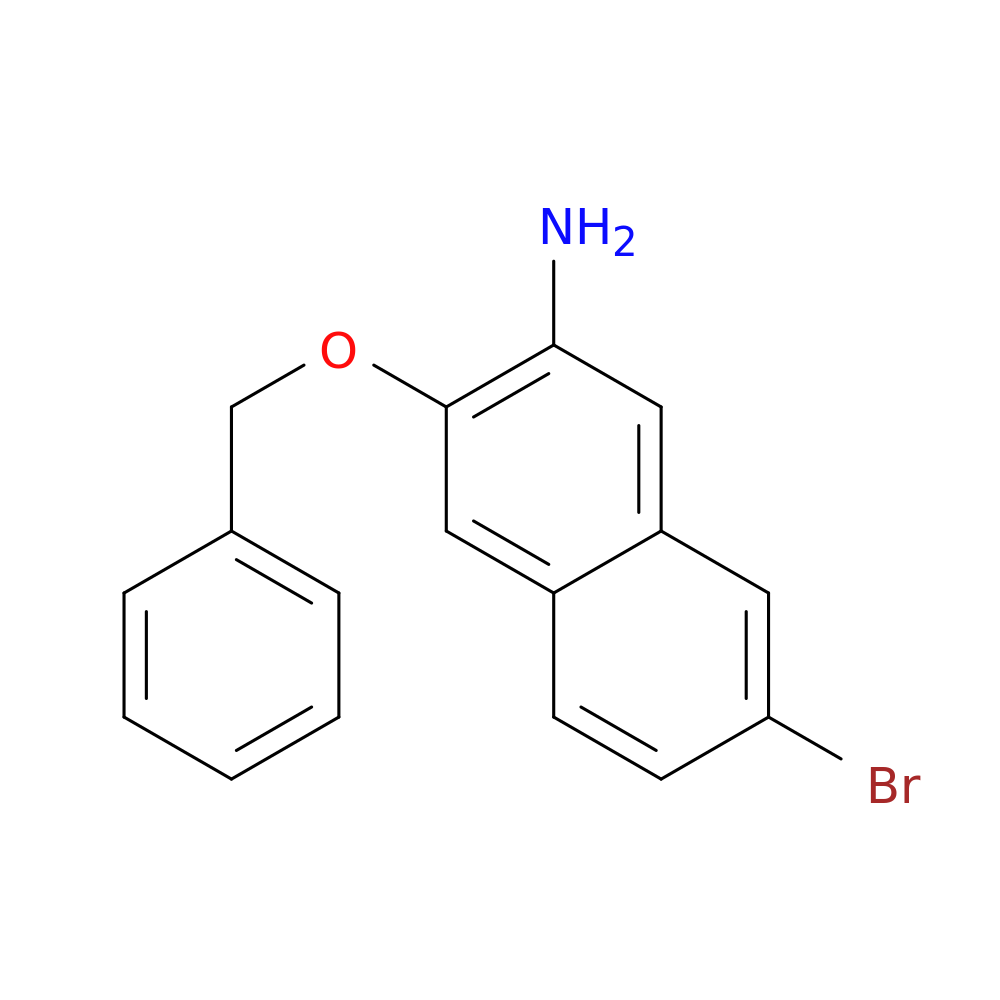 3-(Benzyloxy)-7-bromonaphthalen-2-amine