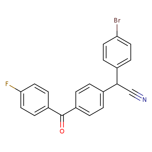 2-(4-Bromophenyl)-2-(4-(4-fluorobenzoyl)phenyl)acetonitrile