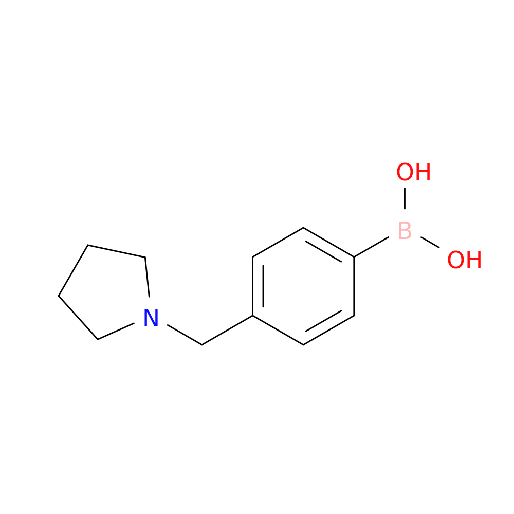 (4-(pyrrolidin-1-ylmethyl)phenyl)boronic acid