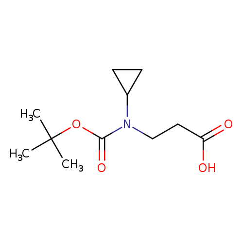 3-{[(tert-butoxy)carbonyl](cyclopropyl)amino}propanoic acid