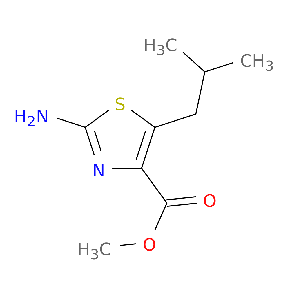 Methyl 2-amino-5-5-isobutylthiazole-4-carboxylate